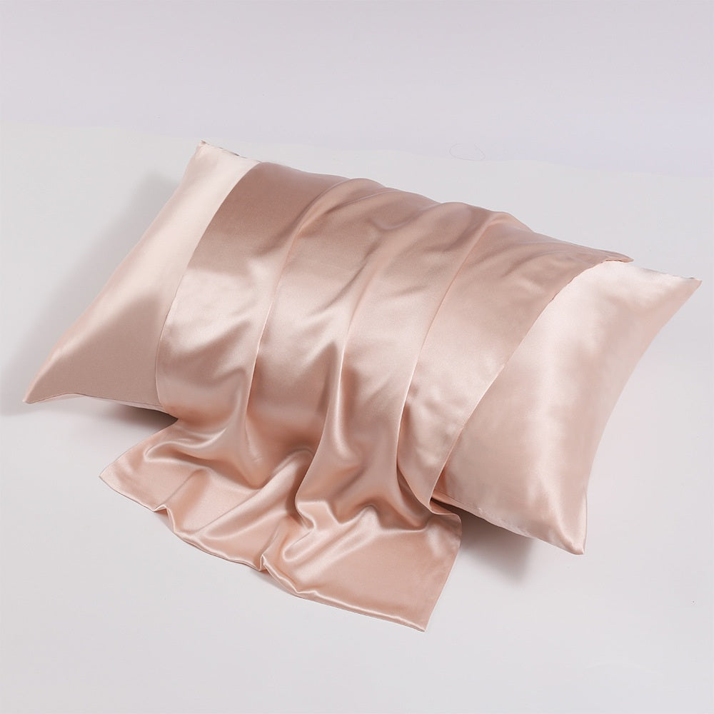 Rose Champagne 22 Momme Mulberry Silk Pillowcase