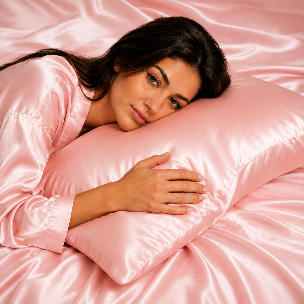 Blush Pink 22 Momme Mulberry Silk Pillowcase
