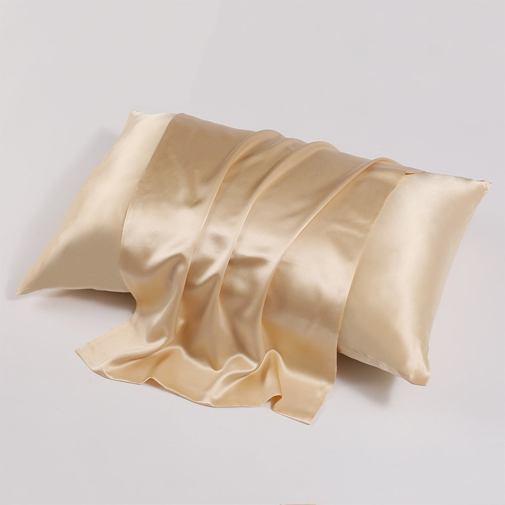 Golden Beige 22 Momme Mulberry Silk Pillowcase