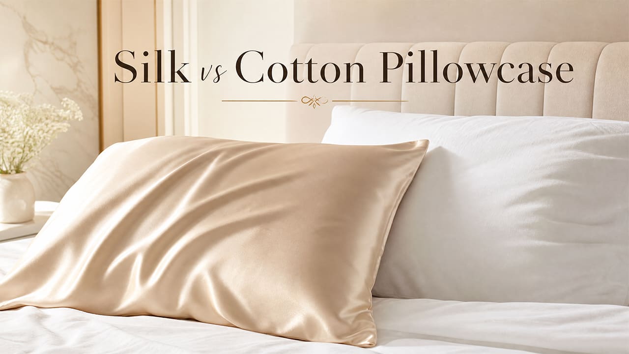 Silk vs Cotton Pillowcase: Which One Is Better for Your Skin and Hair?