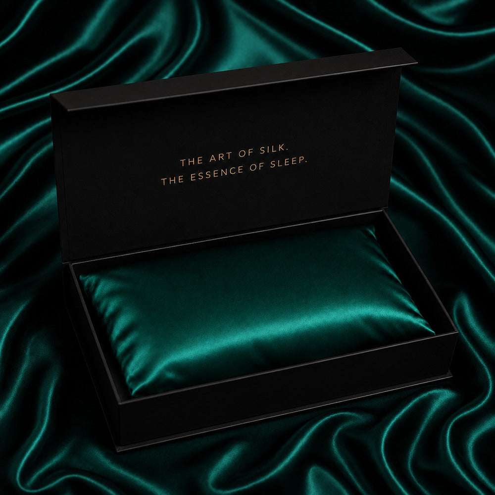Emerald Green 22 Momme Mulberry Silk Pillowcase