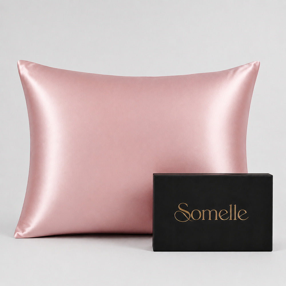 Blush Pink 22 Momme Mulberry Silk Pillowcase