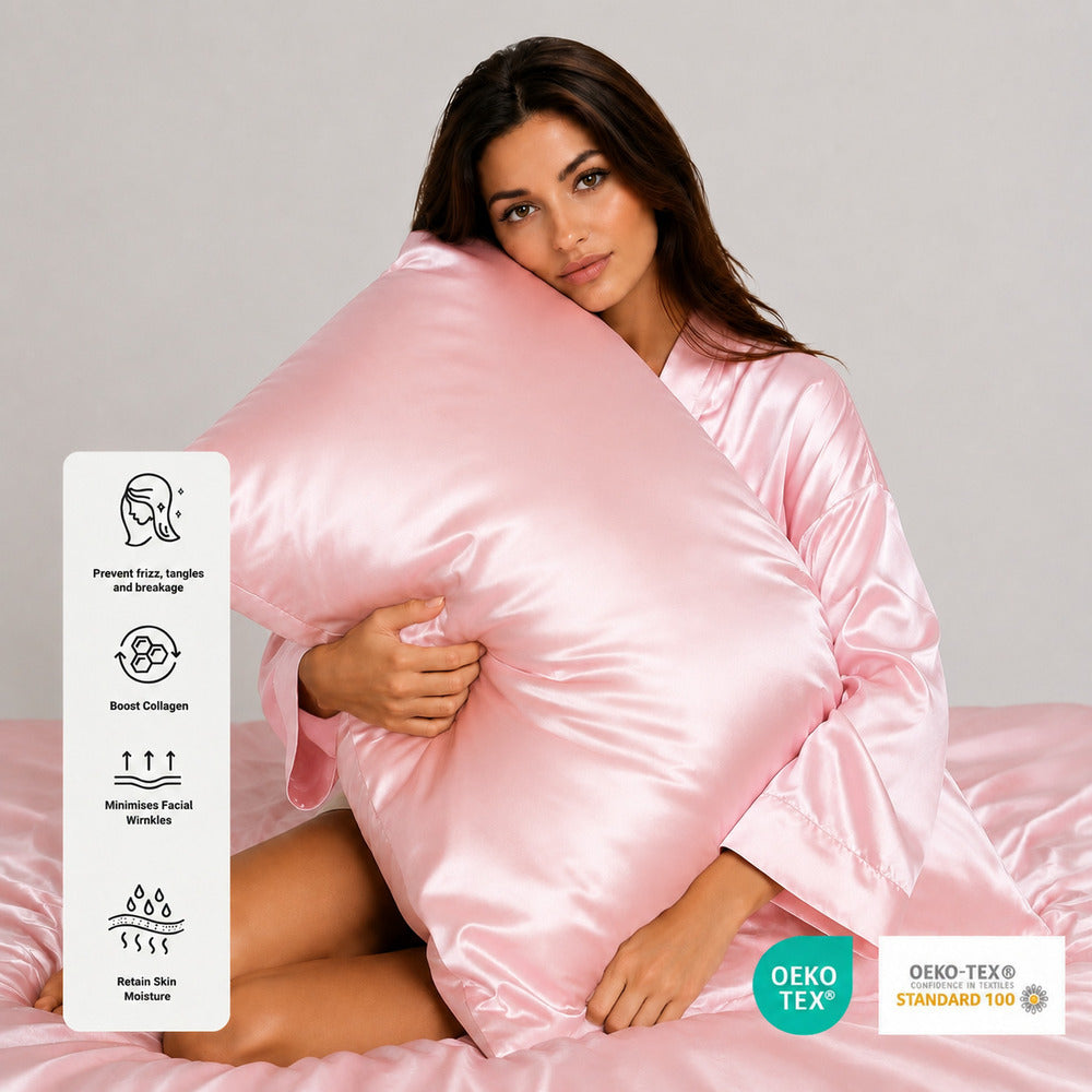 Blush Pink 22 Momme Mulberry Silk Pillowcase