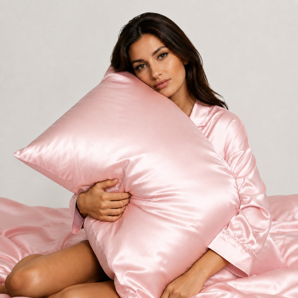 Blush Pink 22 Momme Mulberry Silk Pillowcase