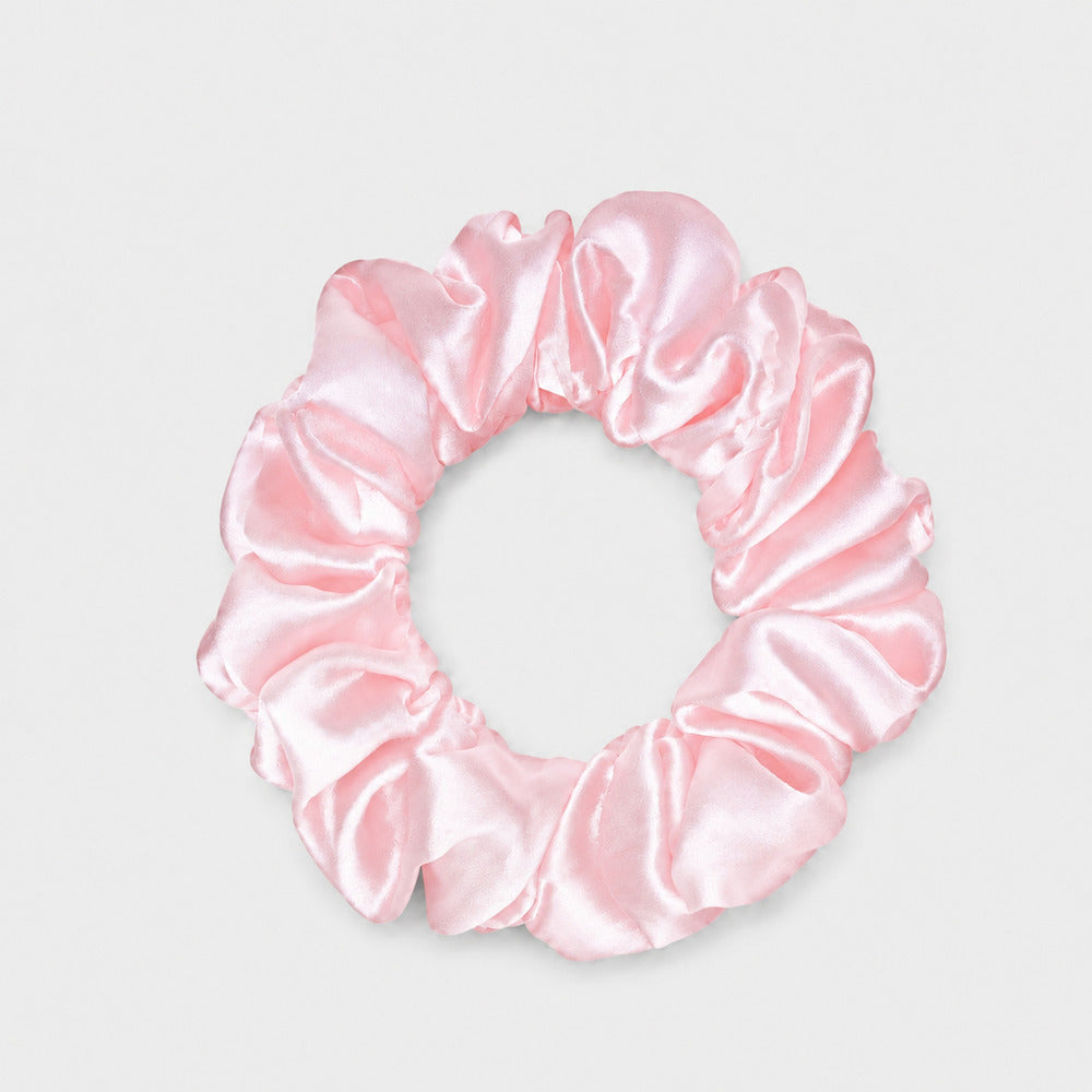 Blush Pink Mulberry Silk Scrunchie