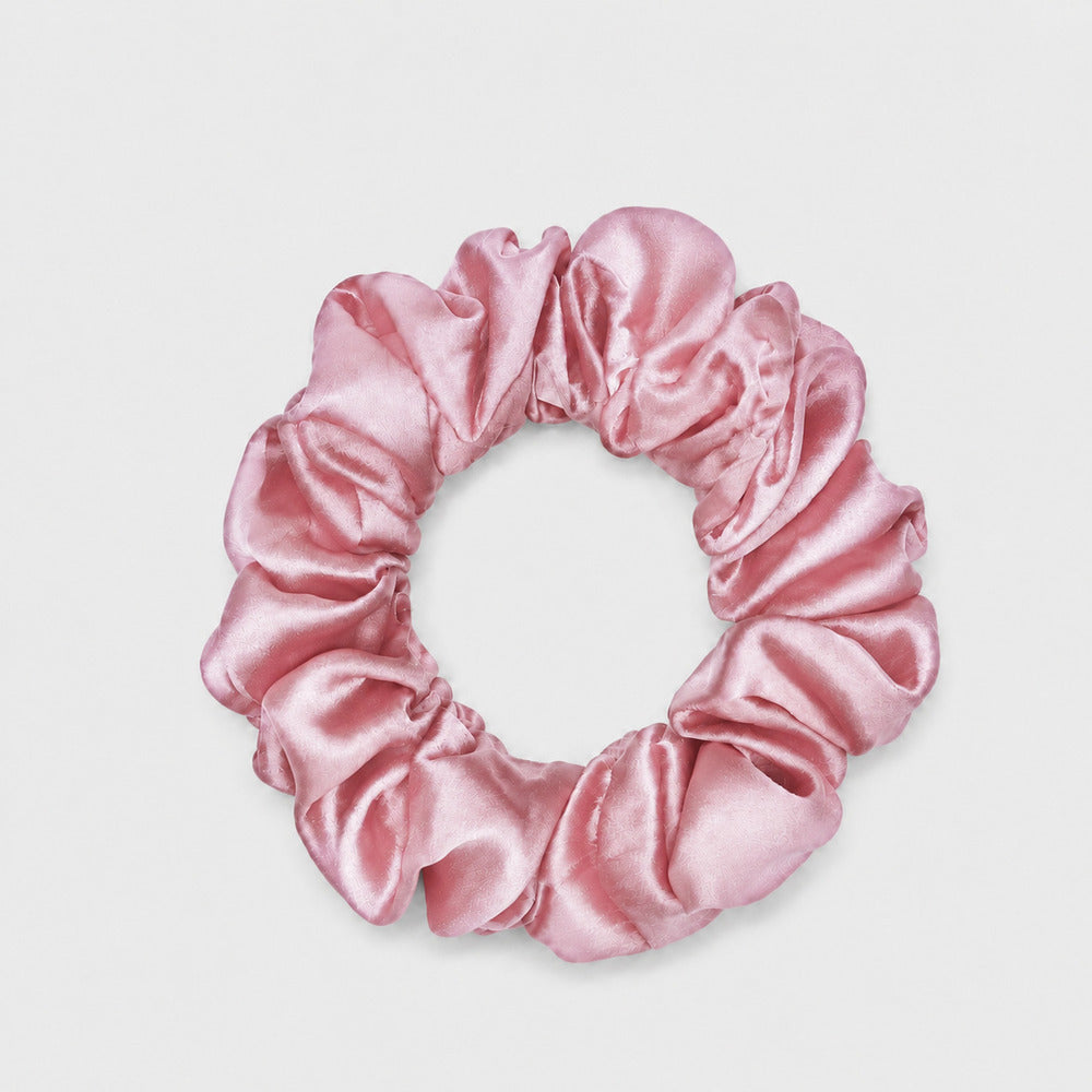 Dusty Rose Mulberry Silk Scrunchie