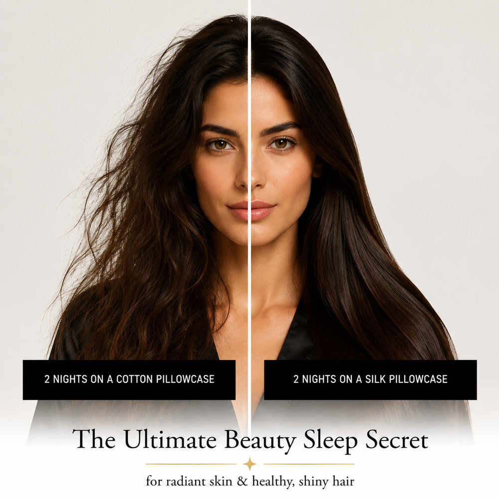 Black 22 Momme Mulberry Silk Pillowcase